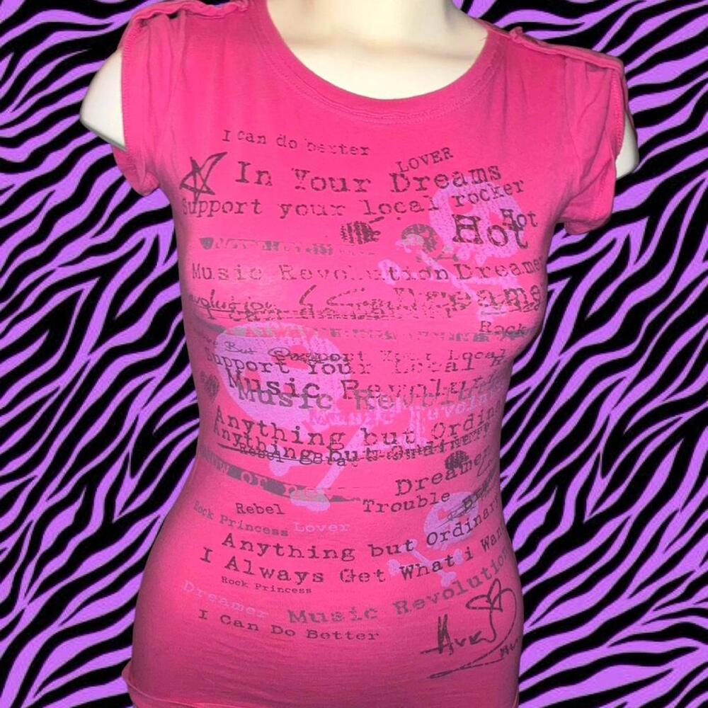 Pink ultra rare Abbey Dawn Best Damn Thing Track List